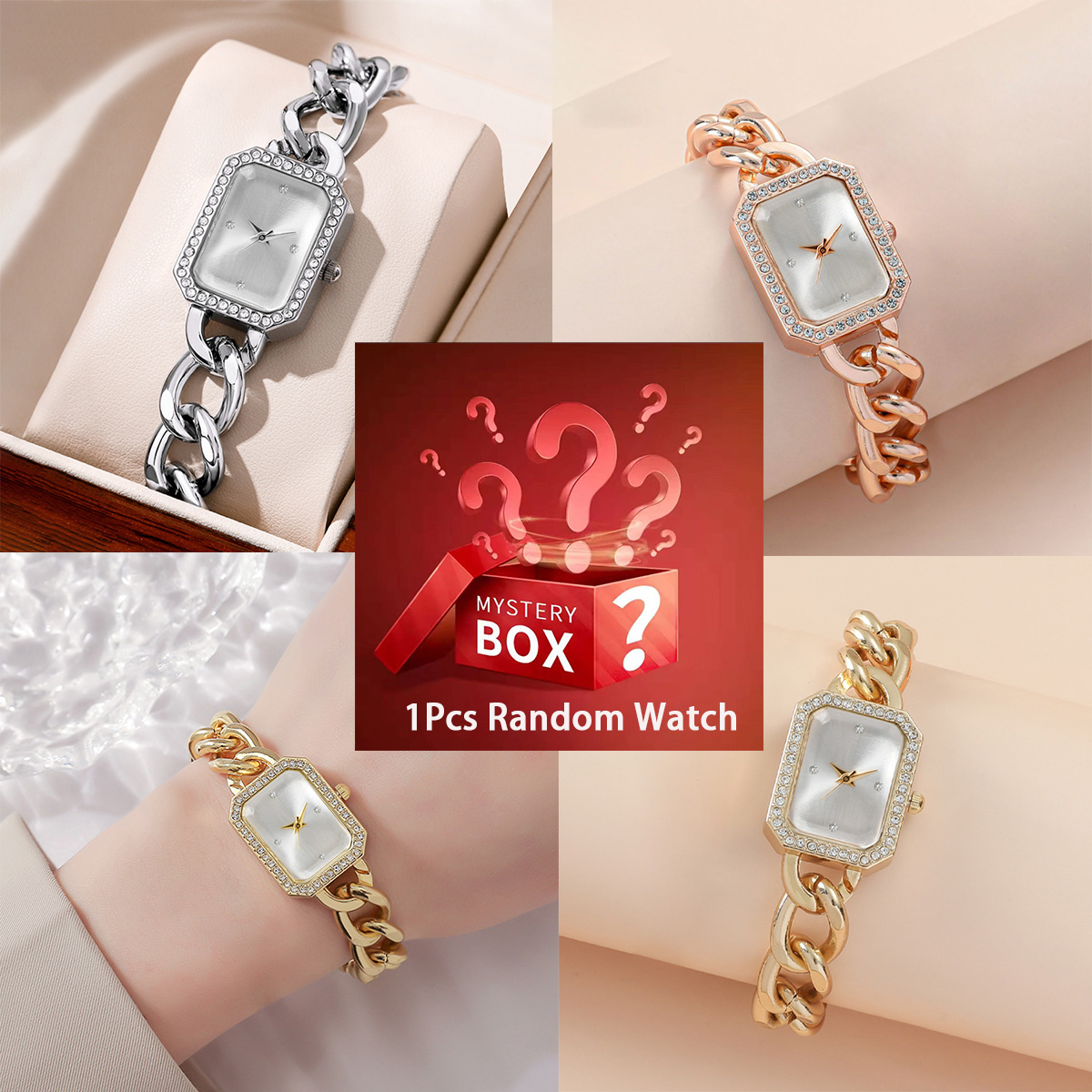 Luxury Watch Box - Gizemli kutuda 1 adet rastgele renkli