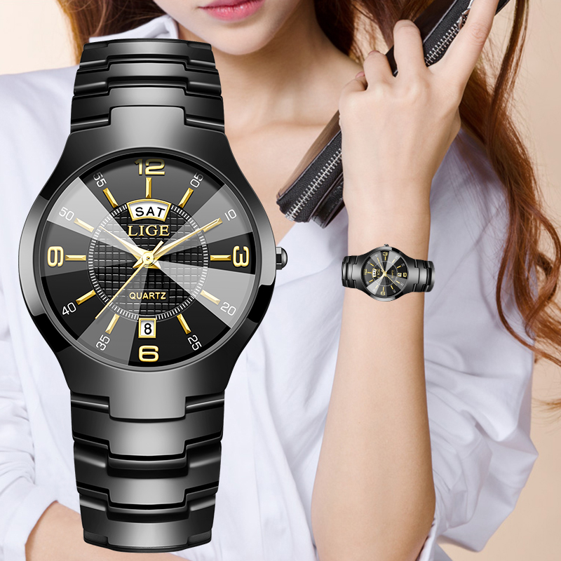 Luxury Watch Strap - LIGE Moda Zarif kadın Kol Saati