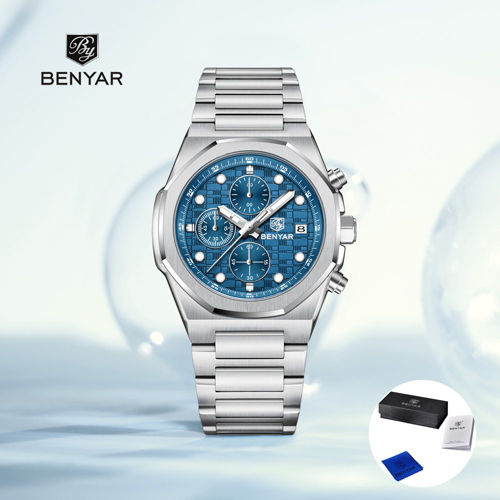 Luxury Watch Box - 2025 Yeni BENYAR Erkek Saatleri Lüks