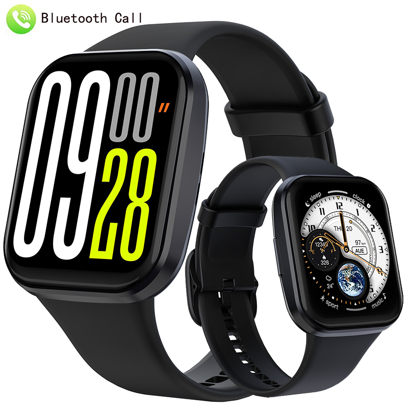 Luxury Watch On Rubber Strap - 2026 Lüks Akıllı Saat Fitness Kalp