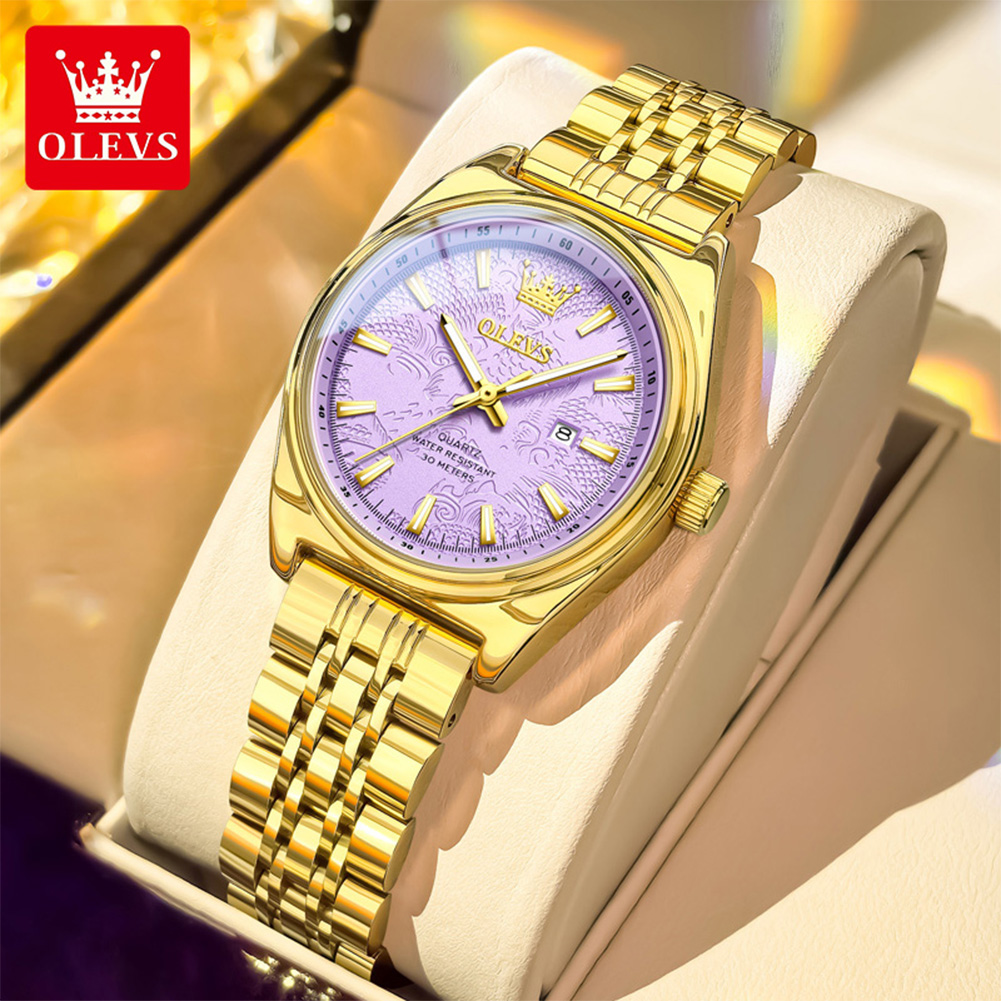 Luxury Watch Brand For Women - OLEVS Marka Lüks Altın Kadın Saati