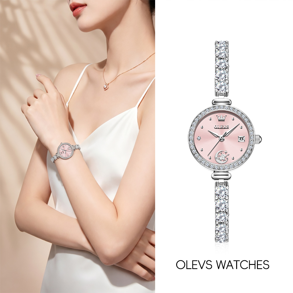 Luxury Watch Logo - OLEVS 2998 Marka Orijinal Otantik Kadın