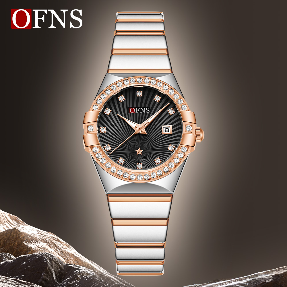 Luxury Watch Store - OFNS Yeni 1569 Lüks Kadın Kuvars