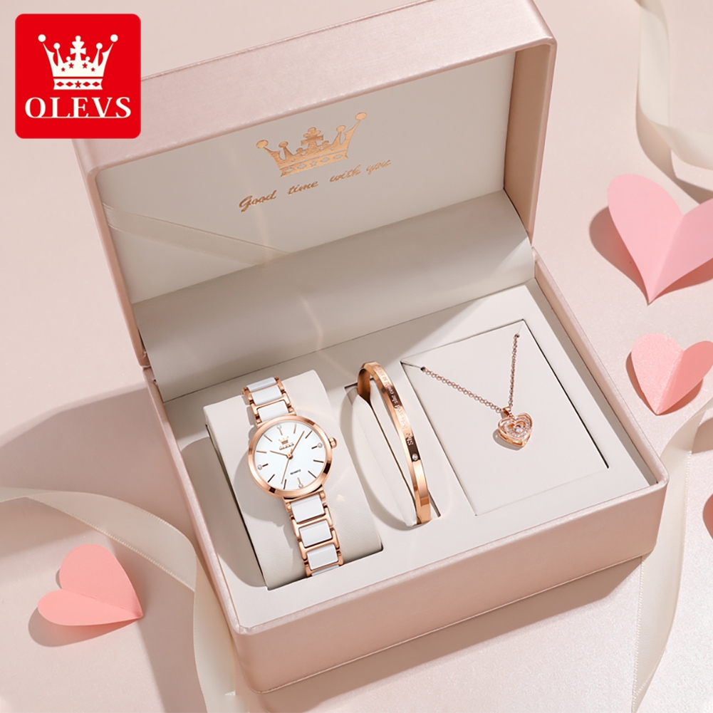 Luxury Watch Logo - OLEVS Kadın Saati 5877 Lüks Zarif
