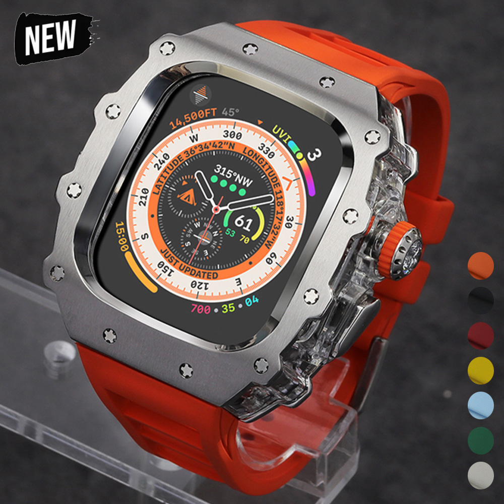 Luxury Watch Kit - Lüks Modifikasyon Kiti Apple Watch Ultra