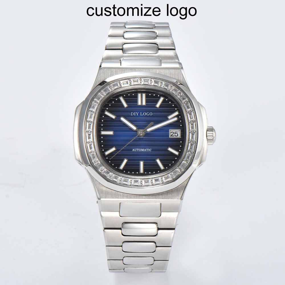 Luxury Watch Logo - Üst düzey lüks erkek VK63/NH35/NH36/NH34/NH38/NH70/Miyota 8285