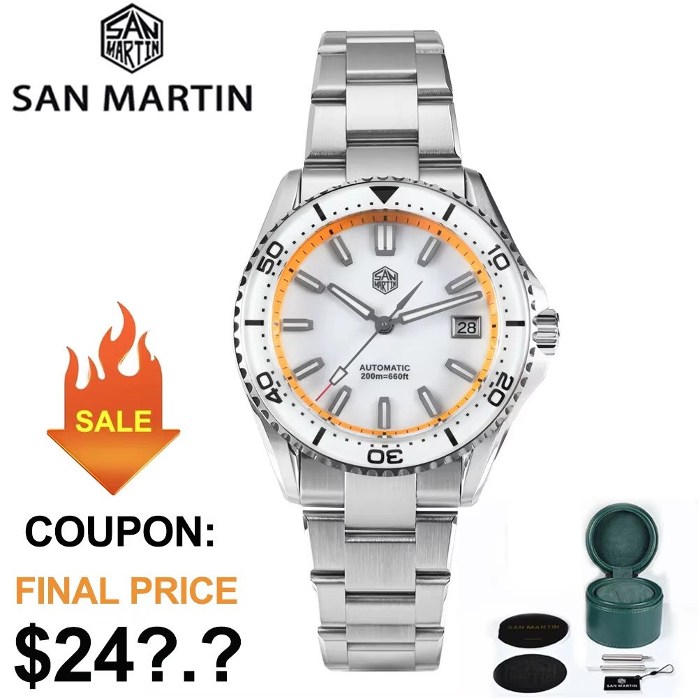 Cloisonne Enamel Dial - 2025 Yeni San Martin 39mm Dalış