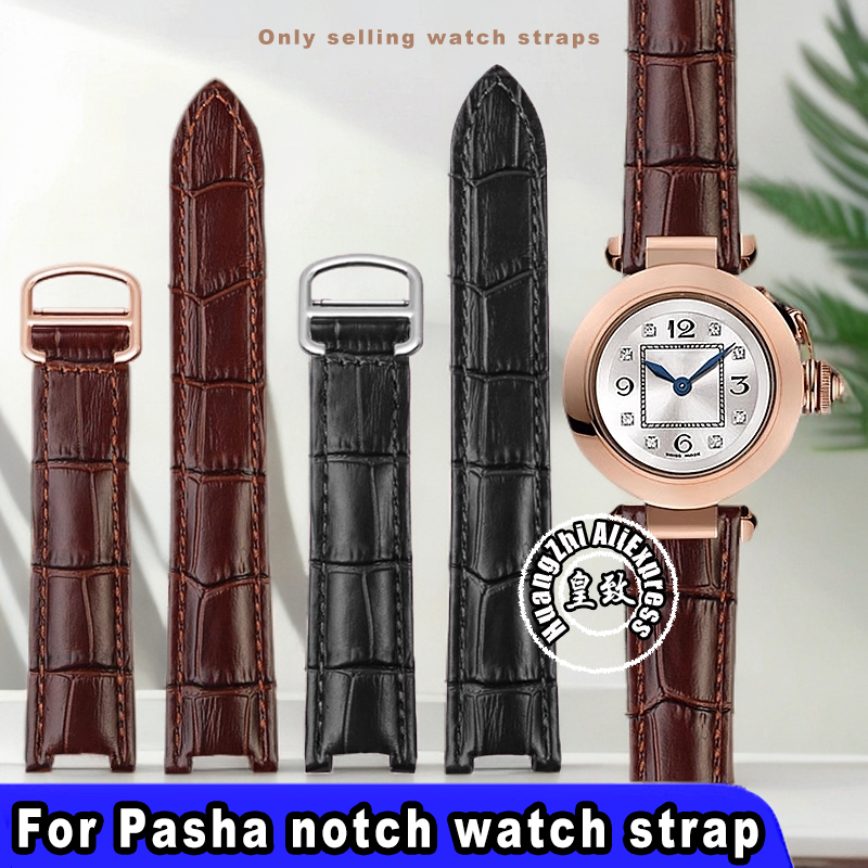 Cartier Watch Tank - Inek Deri saat kayışı Cartier Paşa