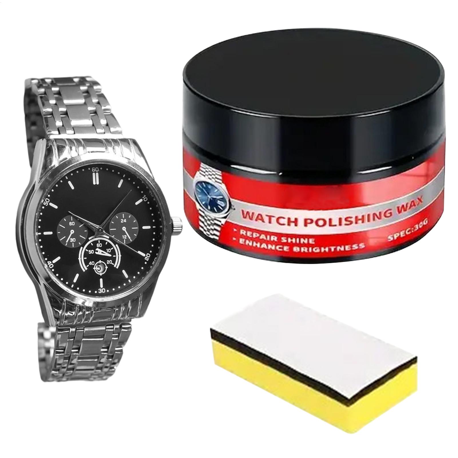 Luxury Watch Cleaning Kit - Kristal Parlatma Seti Çizik Giderme Süngeri
