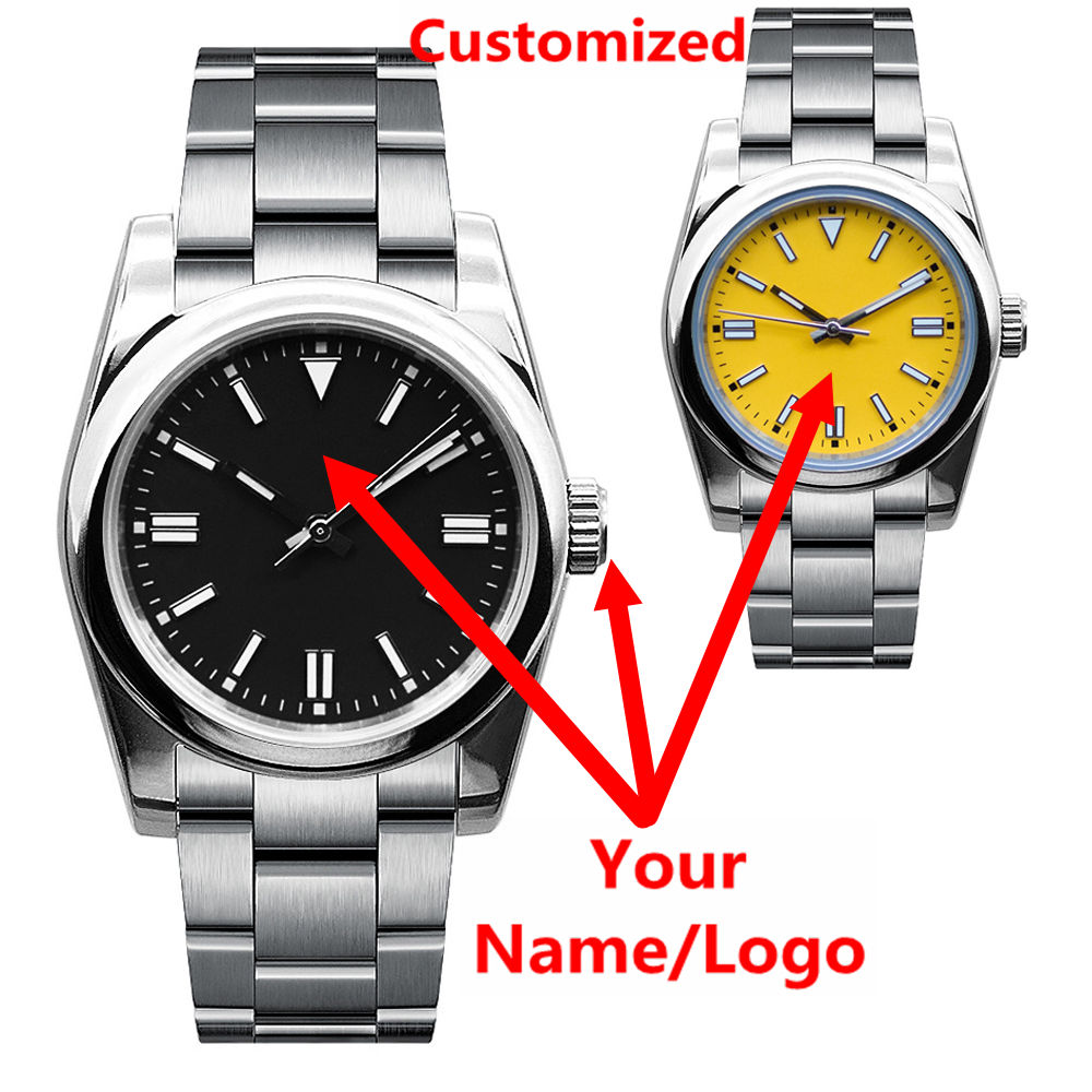 Luxury Watch Strap - Özel Logo Erkek Saati Safir Lüks