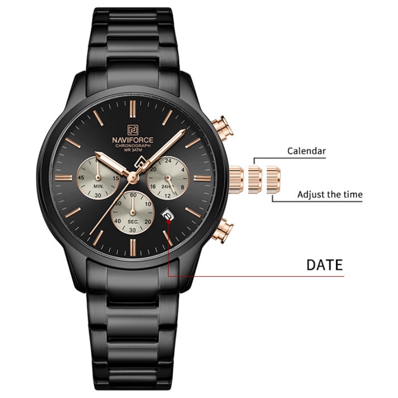 NAVIFORCE Erkek Kuvars Kronogr - Luxury Watch Box incelemesi ve fiyatı