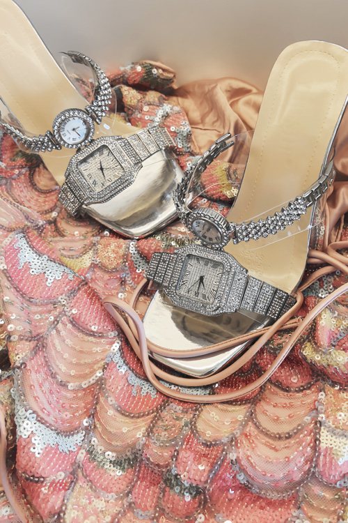 Orijinal tasarım kristal saatl - Luxury Watch Strap incelemesi ve fiyatı