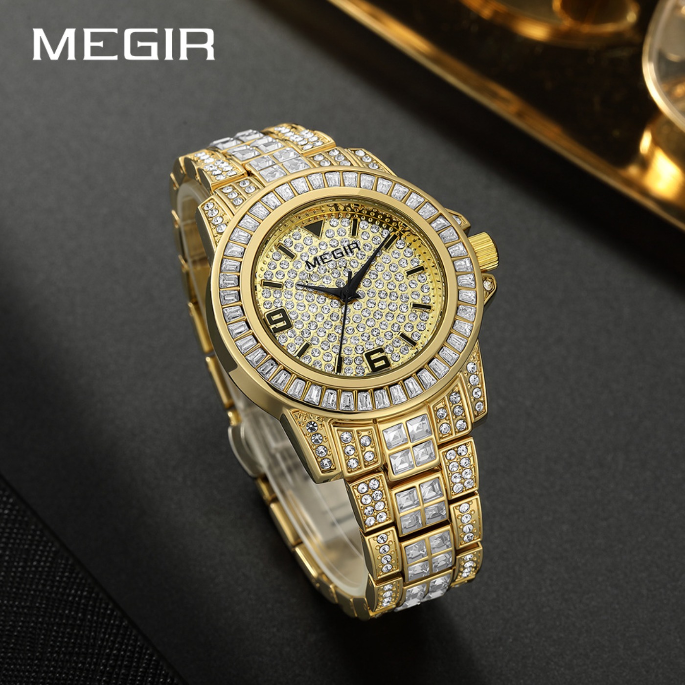 MEGIR Lüks Elmas Saatler Unise - Luxury Watch Strap incelemesi ve fiyatı
