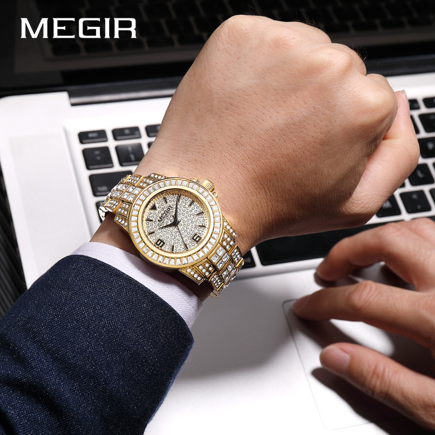 MEGIR Lüks Elmas Saatler Unise - Luxury Watch Strap incelemesi ve fiyatı