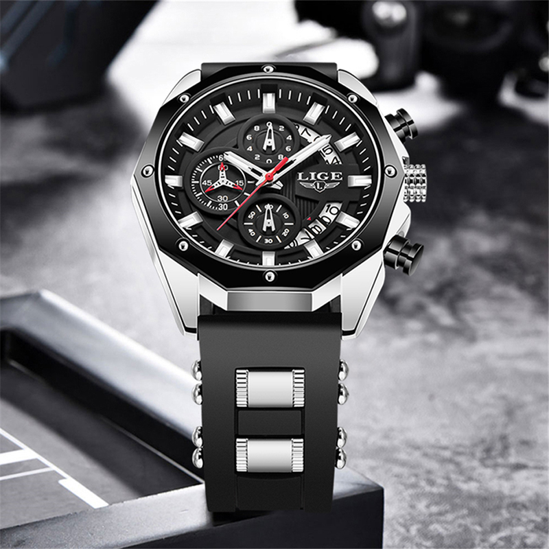 LIGE Moda Açık Kuvars Adam Izl - Luxury Watch Strap incelemesi ve fiyatı