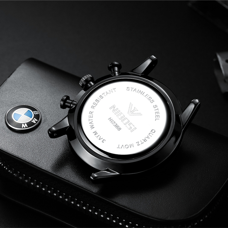 NIBOSI Moda Erkek Saatleri Üst - Luxury Watch Logo incelemesi ve fiyatı