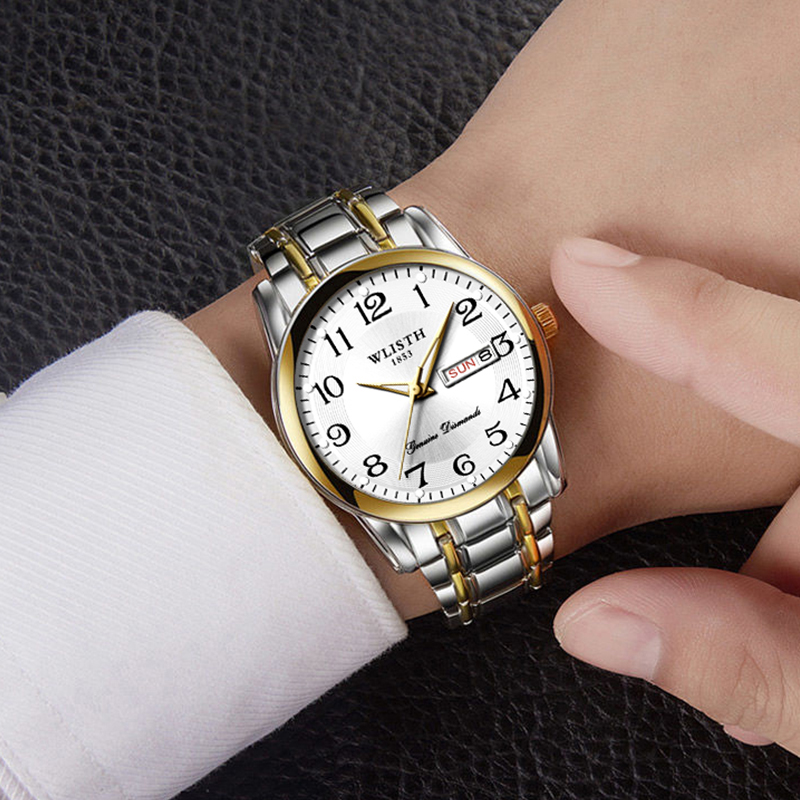 WLISTH Moda Trendi Çift Takvim - Luxury Watch Longines incelemesi ve fiyatı