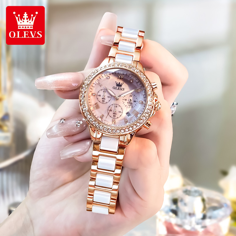 OLEVS 9999 Kadın Izle Marka Or - Luxury Watch Brand For Women incelemesi ve fiyatı