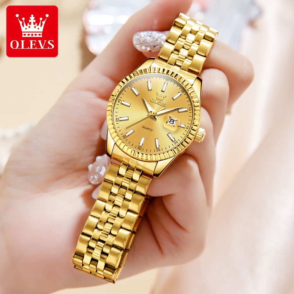 OLEVS 5593 kuvars kadın izle s - Luxury Watch Brand For Women incelemesi ve fiyatı