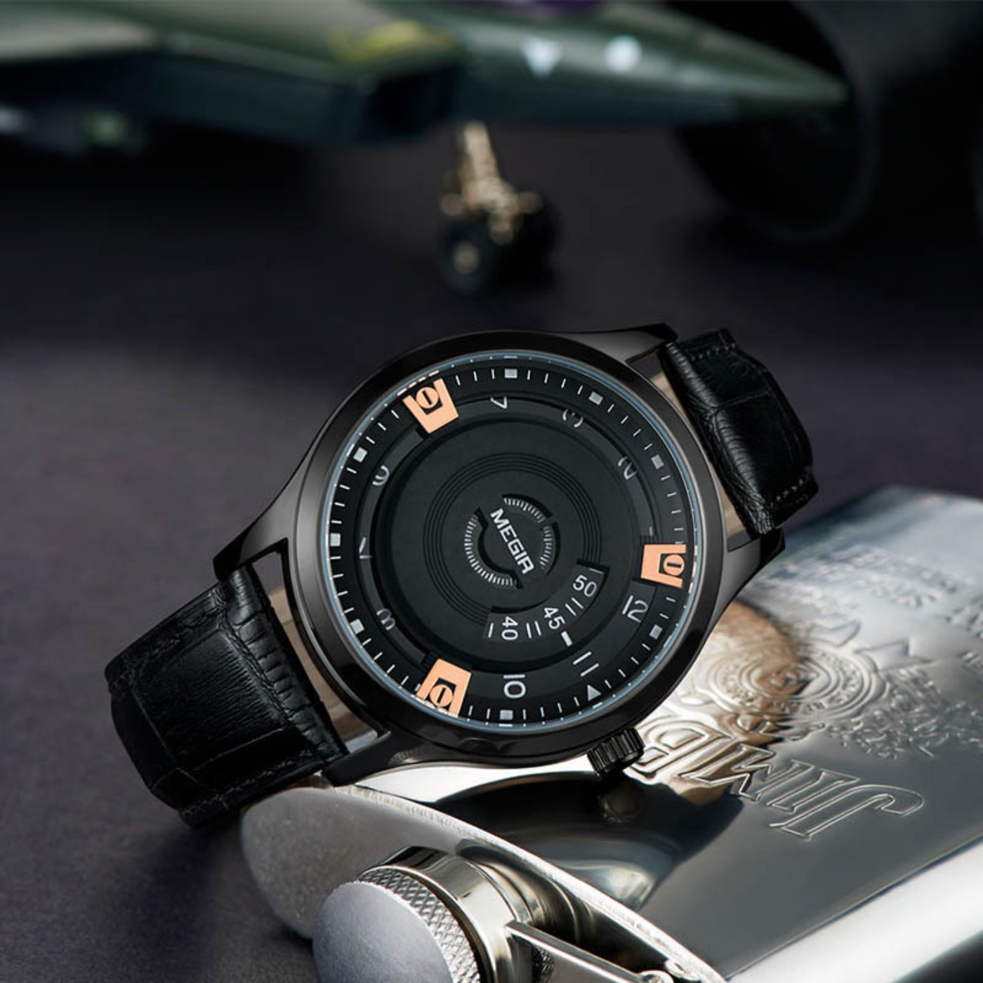MEGIR Erkekler Saatler Lüks De - Luxury Watch Strap incelemesi ve fiyatı