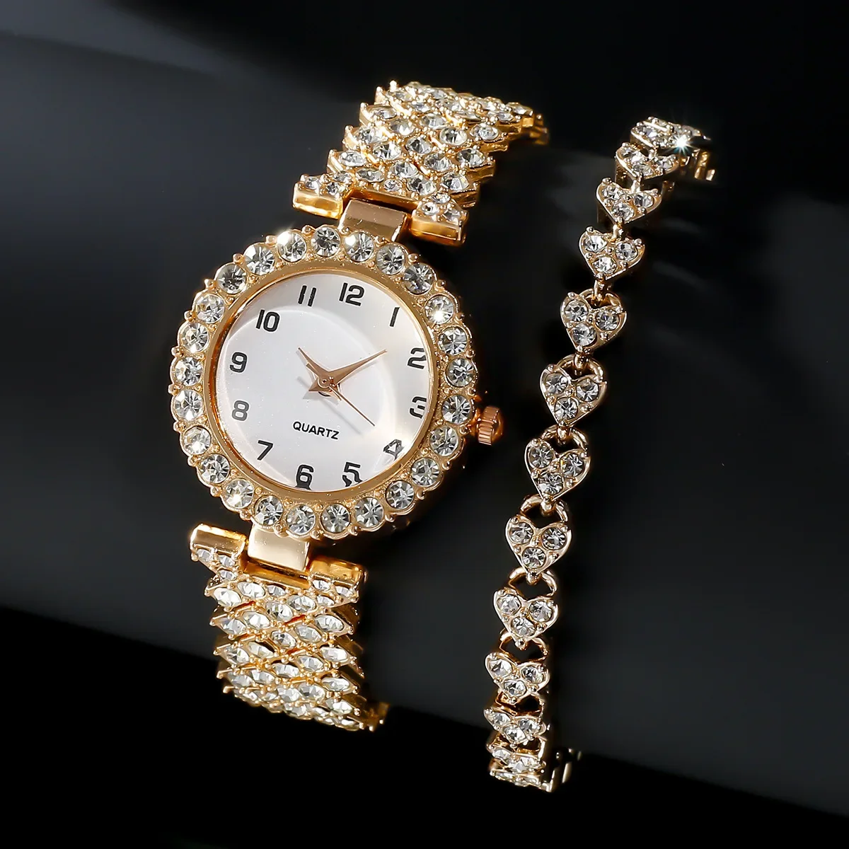 1 adet/2 adet Lüks Moda Kadın  - Luxury Watch Kit incelemesi ve fiyatı