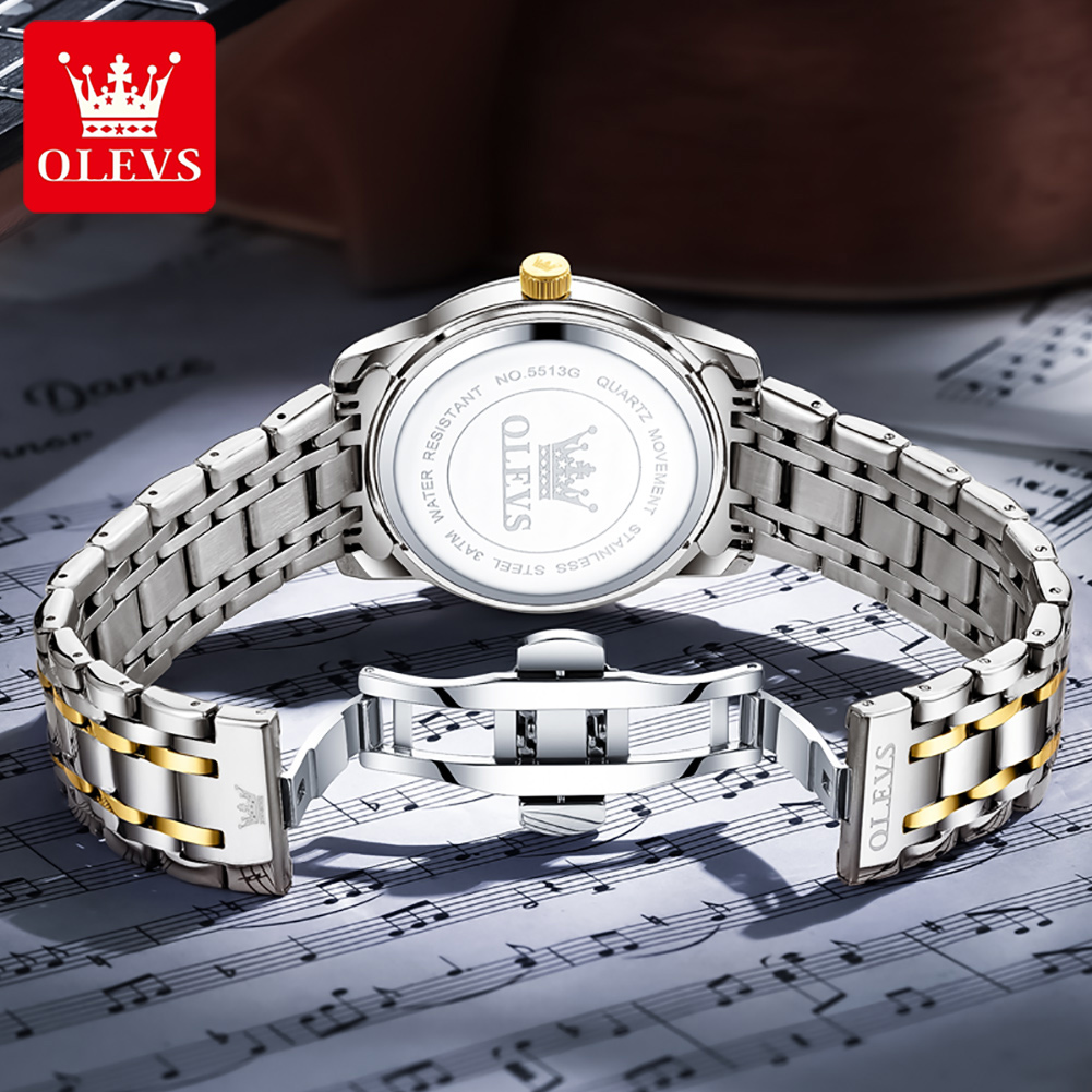 OLEVS Marka Moda erkek saatler - Luxury Watch Logo incelemesi ve fiyatı