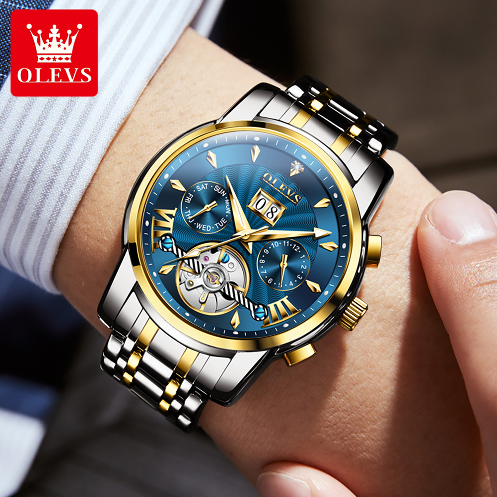 OLEVS Erkekler Saatler Lüks Mo - Luxury Watch Strap incelemesi ve fiyatı