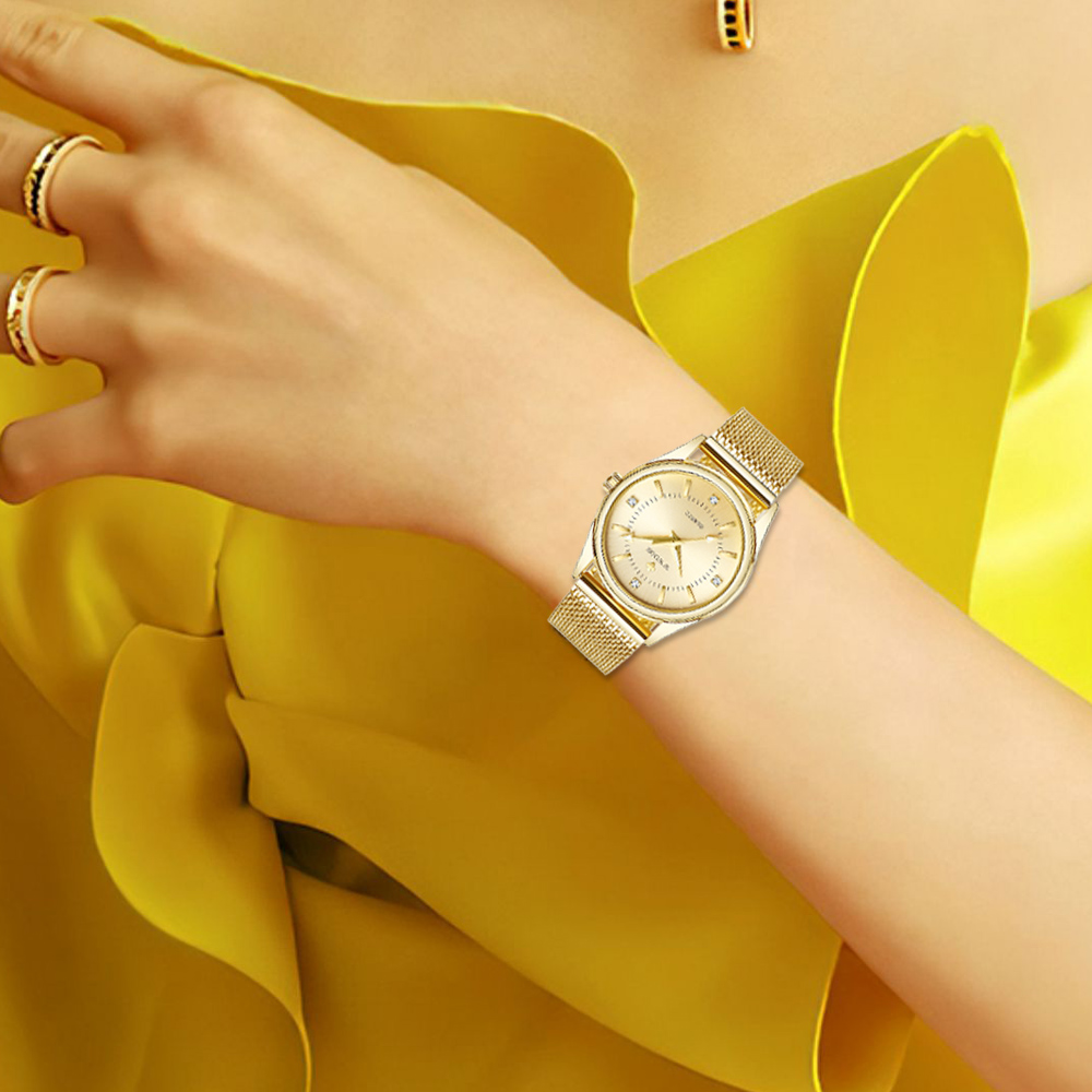 WWOOR Lüks Marka Elbise Altın  - Luxury Watch Brand For Women incelemesi ve fiyatı